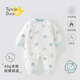 翹腳鴨嬰兒衣服40g夾棉連體衣新生兒外出加厚睡衣秋冬季保暖寶寶內衣 電視兔 【40克薄夾棉】 73cm 【建議6-9個(gè)月體重15-18斤】
