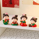 赟婭唐宮夜宴古風侍女西安文創(chuàng)小擺件情緒穩(wěn)定辦公室工位桌面飾品手辦 唐小環(huán)仕女擺件4件套