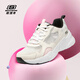 斯凱奇（Skechers）女鞋馬卡龍色系老爹鞋時(shí)尚潮流舒適運(yùn)動(dòng)休閑鞋 NTLP自然/粉 36