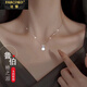 法蔻（farcoko）品牌魯伯特之淚項鏈女月光石鎖骨鏈時(shí)尚飾品生日情人節禮物送女友 魯伯特之淚項鏈 -【精美高檔禮盒】
