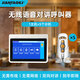 JIANTAOKJ無線語音呼叫器雙向對講呼叫系統茶樓餐廳棋牌室包廂呼叫器服務鈴 促銷款1個主機+5個分機