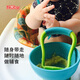 NUBY（努比）研磨碗訓練吃飯餐具套裝嬰兒刮果泥輔食工具寶寶輔食碗多功能 藍色