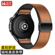威千圖適用于華為GT5/5pro/Watch5/4/4pro/3/3pro/GT4/3表帶真皮雙磁吸扣 46mm表盤【棕色-經典款22MM】