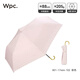 Wpc.小巧輕量防曬傘遮光遮熱晴雨兩用防曬傘折疊便攜遮陽(yáng)傘彎鉤太陽(yáng)傘 黑膠桃心鏤空款 粉色