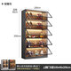 覓蘭玻璃門(mén)手辦展示柜產(chǎn)品陳列玩具收納家用模型手辦積木擺件書(shū)柜酒柜 100*40*200五層上翻門(mén)