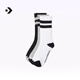 匡威（Converse）官方 男復古校園風(fēng)短筒襪襪子（三雙裝）10028076 10028077-A01 L
