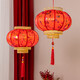 新新精藝春節裝飾新年燈籠大門(mén)掛的仿羊皮燈籠陽(yáng)臺掛的一對2026新款宮燈