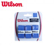 威爾勝（Wilson）網(wǎng)球拍吸汗帶防滑手膠光面粘性3條裝PRO OVERGRIP 藍(lán)色3條裝(粘性)光面