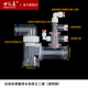 世冠通垃圾處理器防臭、防返水下水管.可連接凈水器洗碗機.前置小廚寶 主三通（透明） 排水管