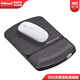 范羅士（Fellowes）鼠標(biāo)墊電競(jìng) 游戲腕托鼠標(biāo)墊臺(tái)式電腦鼠標(biāo)墊護(hù)腕墊記憶棉筆記本電腦游戲鼠標(biāo)墊 尊貴絲質(zhì)黑框鼠標(biāo)墊【伯爵灰】 人體工學(xué)