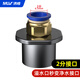 沐唯（muvi）濾芯 耗材 配件 XSG08-2分接頭