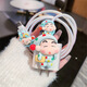 領優(yōu)創(chuàng)活蘋果16promax充電器保護套適用iPhone15plus數據線防折斷纏繞繩Type-C口全包20W通用13/14咬線器12 【睡衣款】蠟筆小新 蘋果15/16全型號通用