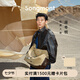 Songmont【蔣奇明同款】山下有松循跡旅行hobo包大容量斜挎電腦包七夕禮物 旅行hobo超大號(hào) 沙駝棕 現(xiàn)貨
