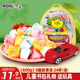 櫻桃小丸子書(shū)包果凍兒童零食大禮包 600g帶玩具車(chē) 生日年貨新年禮物團購批發(fā)