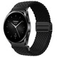 炫戴適用小米watchS5/S4 sport表帶S3編織S2尼龍color運動(dòng)手表帶透氣S1 PRO個(gè)性color2腕帶磁吸扣配件 升級磁吸回環(huán)-黑色 小米watchS5/S4/S3/S2/sport