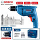 博世（BOSCH）手電鉆家用電動(dòng)螺絲刀GBM400電轉(zhuǎn)起子機(jī)工具套裝無(wú)級(jí)變速電動(dòng)工具 自鎖頭+多功能附件套餐