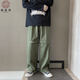 妙優(yōu)可新款工裝褲春夏一褲兩穿可拆卸休閑褲闊長(cháng)褲變短褲二合一 A101/軍綠色(可拆卸) 5XL