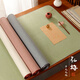 弘梅 羊毛毛氈墊 毛筆書(shū)法書(shū)畫(huà)毛墊布卷裝無(wú)痕雅綠50*70cm 文房四寶包邊不起球畫(huà)氈子桌布禮盒裝