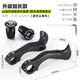 西騎者（West Biking）自行車(chē)車(chē)把套山地車(chē)副把單車(chē)把手輕量舒適尼龍握把可調節手柄套 黑色【加長(cháng)款+把塞】
