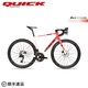 QUICKANYONECANRACE快客ZEIT PRO新款整車碳纖維一體成型公路車綜合耐力車架 火山熔巖 460/S【建議168-174CM】 配置二【7170電變+碳輪鋼輻條】