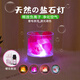優(yōu)麗美家 香薰水晶鹽燈喜馬拉雅礦石小夜燈氛圍燈睡眠燈創(chuàng)意禮品裝飾擺件 【鹽燈+櫻花香油】暖光/七彩燈