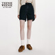 Teenie Weenie小熊牛仔褲2025春夏季薄款寬松復古高腰短褲休閑直筒褲