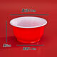 潮思匯工廠(chǎng)批發(fā)加厚一次性塑料紅碗聚餐喜慶碗家用餐具結婚碗筷套裝新年 加厚內白外紅500型圓碗 120只