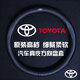 適用汽車(chē)RAV4真皮方向盤(pán)套把方向盤(pán)豐田卡羅拉凱美瑞亞洲龍漢蘭達(dá) 豐田黑色高檔超柔真皮 豐田（帶標(biāo)款）