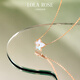 LOLA ROSE羅拉玫瑰常青藤項鏈項鏈女生日禮物節日禮物送女友 LR50040-白母貝