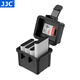 JJC 相機(jī)電池收納盒 適用于理光GR3X DB-110富士NPW235/W126S索尼FZ100/BX1佳能LPE17尼康EN-EL25配件 BAT4（收納4個(gè)電池+1張SD卡+2張TF卡）