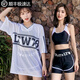 瀾濤 游泳衣女士高級2025新款遮肚顯瘦泡溫泉大碼加肥泳衣女胖遮肚子 白衫黑里（遼寧發(fā)貨） 2XL (125-135斤)