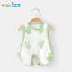 優(yōu)奇琵琶衣嬰兒夏裝男孩無(wú)袖薄連體衣網(wǎng)紅一歲女寶寶衣服夏季哈衣爬服