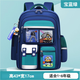 沐霓2025新款兒童書(shū)包男生小學(xué)生一二三到六年級男童女護脊減負雙肩包 小學(xué)生書(shū)包寶藍綠無(wú)掛件無(wú)卡片