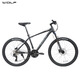 WOLF跑狼無(wú)邪580山地車(chē)鋁合金120響24速油壓碟剎青少年男女山地自行車(chē) 消光黑 /禧瑪諾24速 26寸X17寸(適合身高150-170cm)
