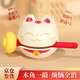 貞嘻小木魚解壓神器創(chuàng)意生日禮物女男生辦公室招財貓擺件實用走心可愛 招財小白貓木魚