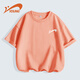 貴人鳥(niǎo)童裝女童短袖t恤女大童粉色透氣上衣兒童休閑夏裝女孩夏季衣服