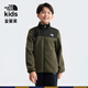 THE NORTH FACE北面童裝男女兒童保暖抓絨外套戶外|8DNA 21L/綠色 160cm XL（160/76）