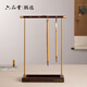六品堂毛筆掛架子實(shí)木古風(fēng)創(chuàng  )意辦公室文房四寶桌面復古簡(jiǎn)約擺件黑檀木書(shū)法國畫(huà)專(zhuān)用支架收納晾【云舒】