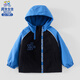 男生女生24款童裝男童夾棉外套春秋季中大兒童男孩秋冬款上衣 藍色 110cm