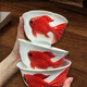 夢(mèng)泡中式喜慶陶瓷米飯碗金魚吃飯碗輕奢防燙高腳碗新款 5英寸金魚米飯碗【2個(gè)裝】