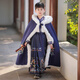 安妮優(yōu)兒（Anneyol）漢服男童馬面裙古風(fēng)兒童套裝2025新款秋冬國風(fēng)唐裝男孩古裝拜年服 套裝（馬面裙+披風(fēng)） 160