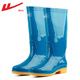 回力雨鞋女式透氣雨靴韓版防滑水鞋套鞋防水中筒水靴時(shí)尚膠鞋女鞋子女 高/天藍HL813 38