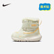 NIKE 耐克棉鞋男女童加絨雪地靴Flex Advance冬季兒童魔術(shù)貼保暖棉靴 DD0303-100 25 【建議腳長(cháng)14cm】