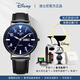 迪士尼（Disney）手表男青少年高中生學(xué)生初中防水中考考試專(zhuān)用男士表機械 皮帶-星空米奇黑