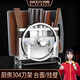 吉度（jidu）刀架置物架304不銹鋼廚房多功能鍋蓋砧板刀具筷籠一體菜板收納架 臺(tái)面款/304不銹鋼