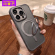 閃曼巴 膚感磨砂適用于iphone16promax手機殼15pro可旋轉(zhuǎn)磁吸支架iphone14防摔 【鈦灰色】膚感磨砂-可旋轉(zhuǎn)磁吸支架 iPhone 15 Pro Max