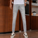 牧植高端歐貨牛仔褲男2025春秋修身時(shí)尚百搭休閑長(cháng)褲男士潮流小腳褲子 灰色 長(cháng)褲 V02 28