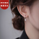 森汽925銀耳釘女甜美氣質(zhì)耳環(huán)小眾設(shè)計輕奢高級感耳墜耳飾禮物送女友  E3110四葉花耳環(huán)一對【925銀】