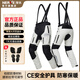 NERVE涅夫摩托車(chē)機車(chē)拉力服男防摔保暖騎行服冬季保暖 防水四季通用 淺灰/熒光綠褲子 S