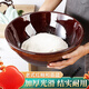 筷創(chuàng  )老式大號家用盆陶瓷瓦盆和面盆瓷盆和面陶加厚揉面廚房活面發(fā)面 大號紅釉和面盆/口徑40cm